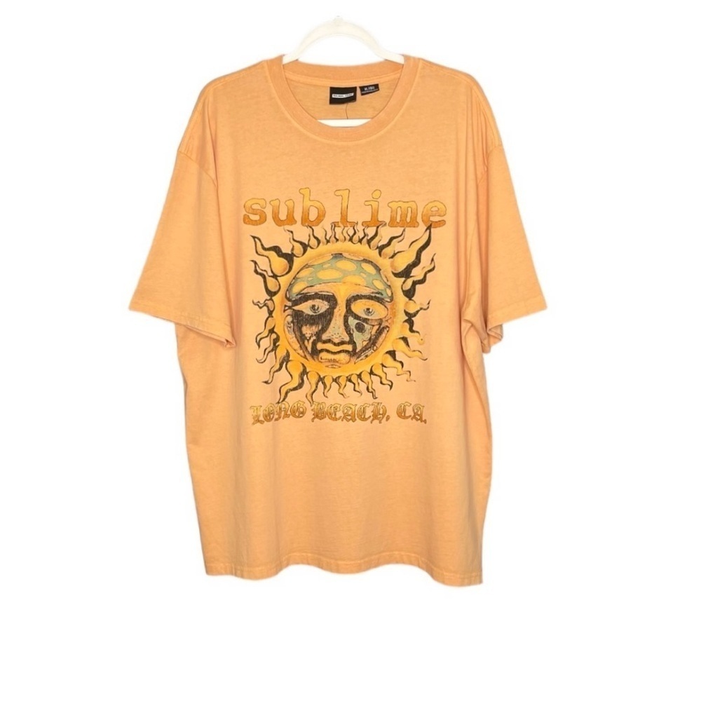 Cotton On Sublime Long Beach Graphic Premium Loose Fit T-Shirt NWT